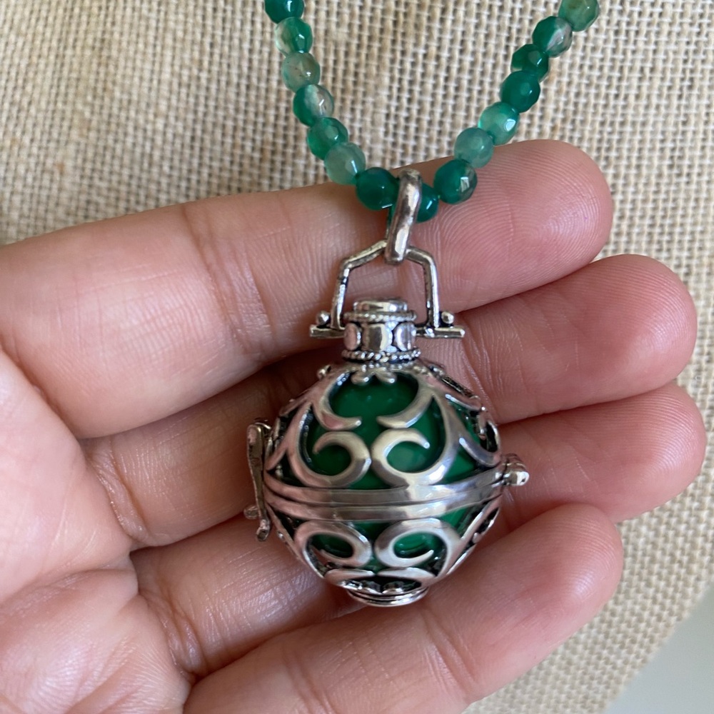 Harmony Ball Necklace, Angel Callers, Archangel Raphael